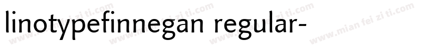 linotypefinnegan regular字体转换